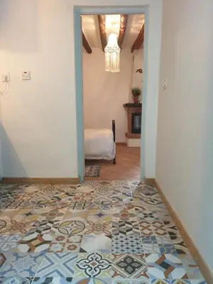 Cama o camas de una habitación en Casa Carrie