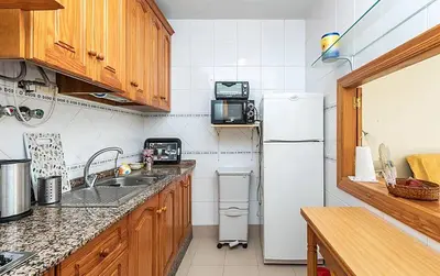 Una cocina o zona de cocina en Apartamento Naturista/nudista