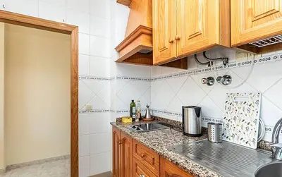 Una cocina o zona de cocina en Apartamento Naturista/nudista