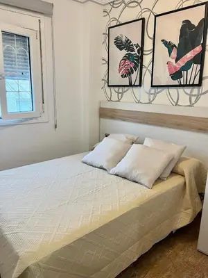 Cama o camas de una habitación en PENSION NAVAS