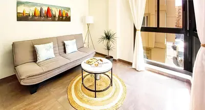Zona de estar de Apartamento El Zapillo III