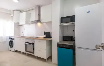 Una cocina o zona de cocina en Apartamento En Almería