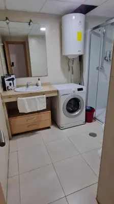 Un baño de Alojamiento con terraza 1B02 en la Playa de Vera.