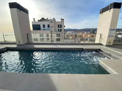 Piscina en o cerca de Casa del Mar luxury. Primera linea de playa