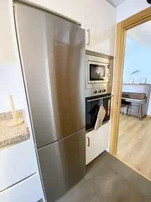 Una cocina o zona de cocina en Casa del Mar luxury. Primera linea de playa