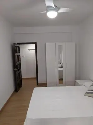 Cama o camas de una habitación en Apartamento Zapillo Almería