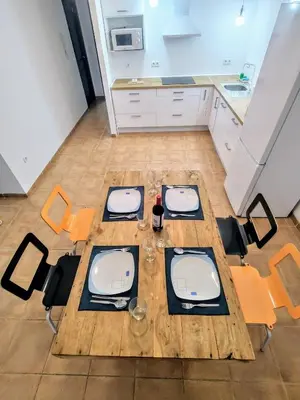 Una cocina o zona de cocina en Casa Bonica