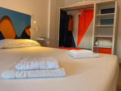 Cama o camas de una habitación en Casa Bonica