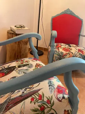 Zona de estar de Casa Bonica