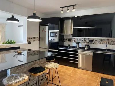 Una cocina o zona de cocina en Villa Oasys