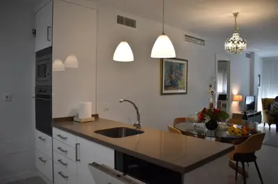 Una cocina o zona de cocina en Precioso piso en el centro de Almeria
