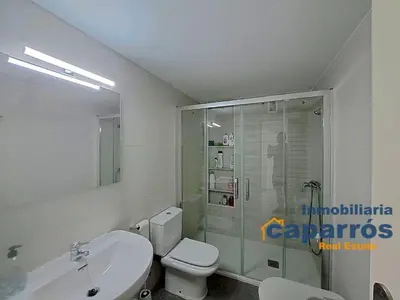 Un baño de Apartamento tres habitaciones Las Ventanicas - Mojácar Playa