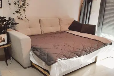 Cama o camas de una habitación en Ático luminoso con terraza.