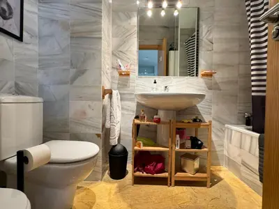 Un baño de Apartamento La Aldea de Puerto Rey 2 - Vera Playa