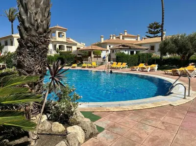 Piscina en o cerca de Apartamento en Vera Playa con piscina junto al Mar
