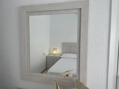Cama o camas de una habitación en Calabardina Playa 2 con Wifi y aire acondicionado
