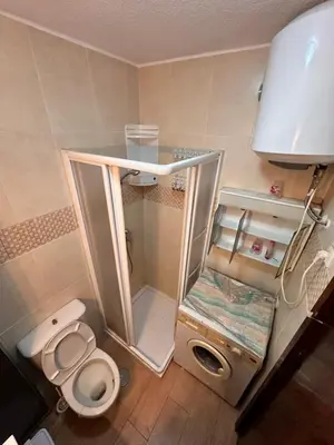 Un baño de Schönes ruhiges zentrales Apartment in Aguilas