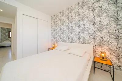 Cama o camas de una habitación en Casa Sana