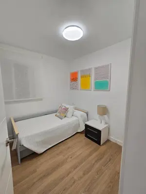 Cama o camas de una habitación en Apartamento Mariacastaña