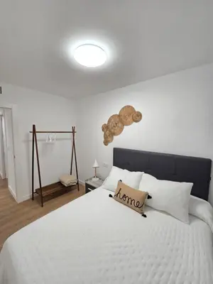 Cama o camas de una habitación en Apartamento Mariacastaña