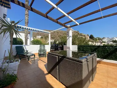 Un balcón o terraza de MELODIA MOJACAR PLAYA LAS VENTANICAS