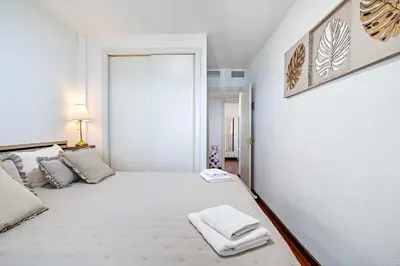 Cama o camas de una habitación en Vista del Mar Residencial