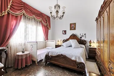 Cama o camas de una habitación en Villa en Lorca Piscina Vistas Terraza y Barbacoa-Venta Ruizo