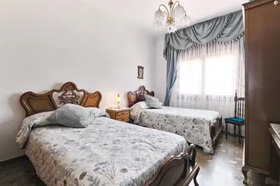 Cama o camas de una habitación en Villa en Lorca Piscina Vistas Terraza y Barbacoa-Venta Ruizo