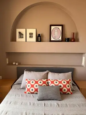 Cama o camas de una habitación en Bonito apartamento