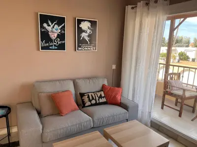 Zona de estar de Bonito apartamento