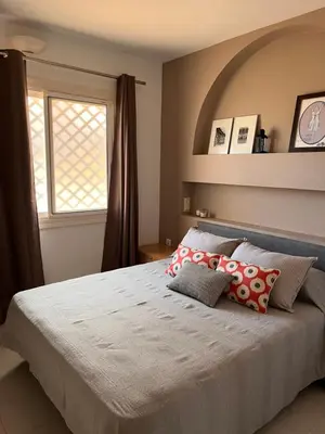 Cama o camas de una habitación en Bonito apartamento