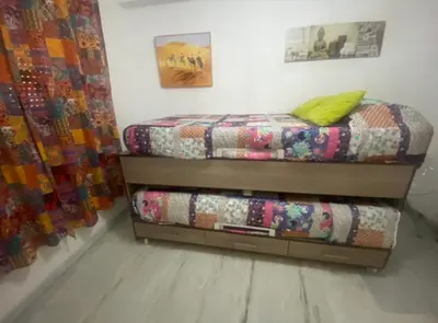 Cama o camas de una habitación en Apartamento El Mirador