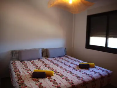 Cama o camas de una habitación en Villa Marina Apartment AD4