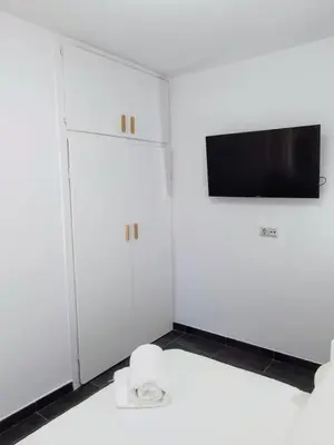 Cama o camas de una habitación en La Casa de Tobías - Puerto Deportivo de Aguadulce