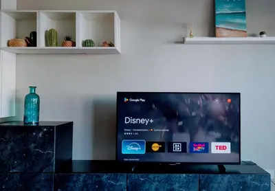 Una televisión o centro de entretenimiento en Casa VeraVista