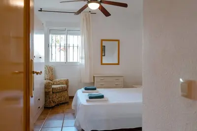 Cama o camas de una habitación en Casa Isla - Indalmar San José