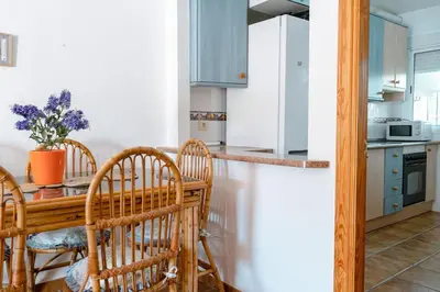 Una cocina o zona de cocina en Casa Isla - Indalmar San José
