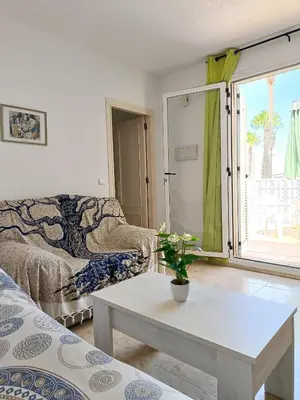Zona de estar de Apartamento Naturista Vera Playa