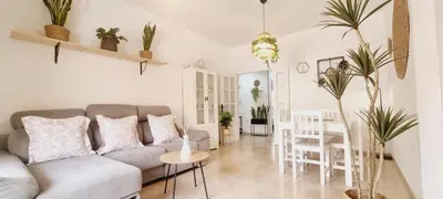 Zona de estar de Natural Home Beach - Apartamento con aire