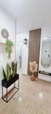 Zona de estar de Natural Home Beach - Apartamento con aire