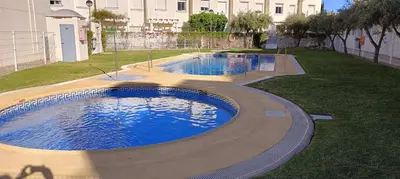Piscina en o cerca de Dúplex en Vera a 200m de la Playa