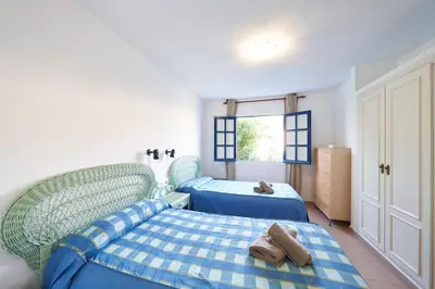 Cama o camas de una habitación en Tres Pinos 2