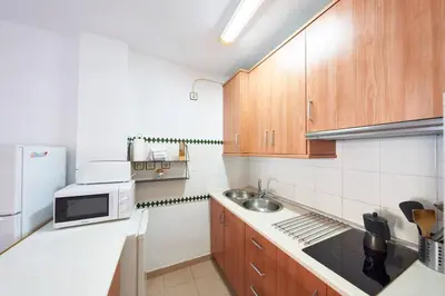 Una cocina o zona de cocina en Tres Pinos 2
