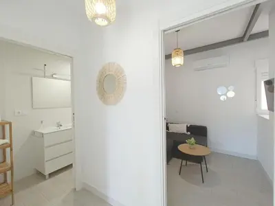 Plano de Los Santos 1 Suites, playa a 1 min, 1 Hab, WiFi y Aire acondicionado