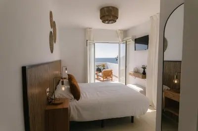 Cama o camas de una habitación en H Bellavista Mojácar