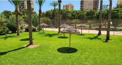 Jardín al aire libre en Apartamento Vista Bahía