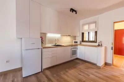 Una cocina o zona de cocina en Cabo de Gata con Terraza y Piscina