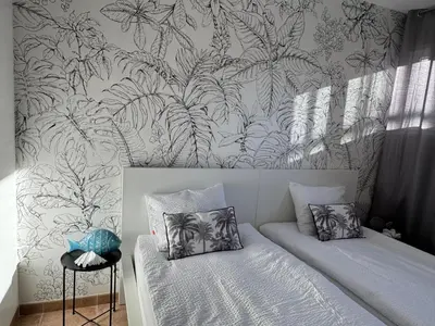 Cama o camas de una habitación en Apartamento Vera Playa