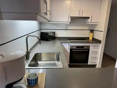 Una cocina o zona de cocina en Apartamento Vera Playa