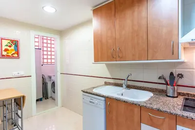 Una cocina o zona de cocina en Brisas Almerimar R&R
